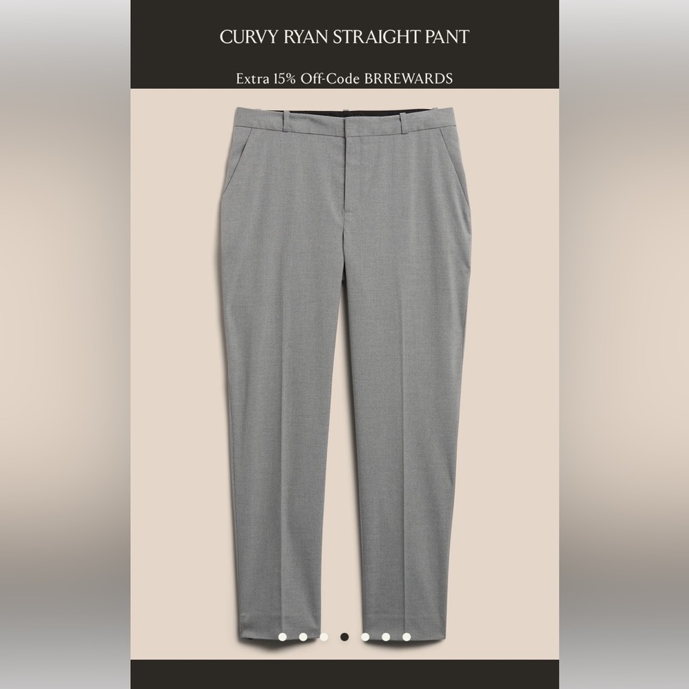 Nice grey straight trousers